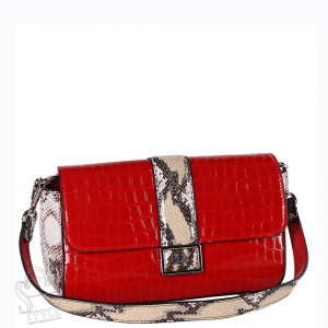 Сумка женская кожаная 1046-1TH red brown  Polina&Eiterou/30