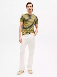 Stripe Stretch-Cotton Extra Slim T-Shirt