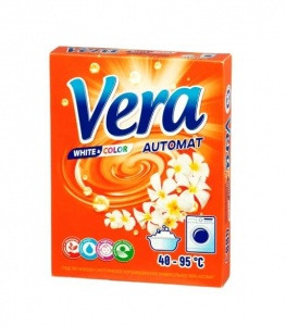 Порошок стиральный Vera Автомат фосфатный 400г Аквасан