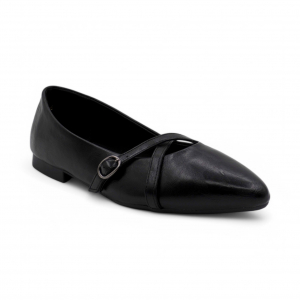 Женские балетки W1-6G черные