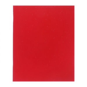 Тетрадь 96 листов в клетку VIGO бумвинил, блок офсет, красный