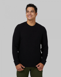 MEN'S SWEATER KNIT CREW TOP