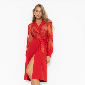 Платье на запах, Мечта миллионера (цвет страсти)