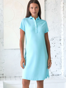 Платье-поло трикотажное