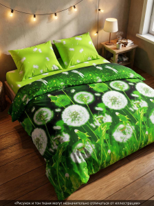 Комплект постельного белья Одуванчики бязь