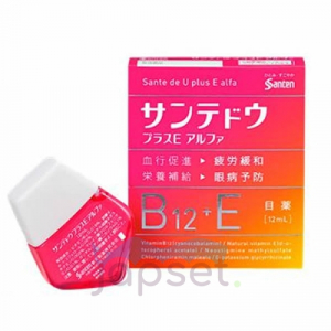 Santen Эффективные капли для снятия покраснения глаз Sante De U Plus E Alfa , 12мл