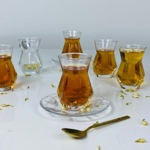 588-721 Чайный набор 12пр. 140 мл в под.уп.(х8)Стекло