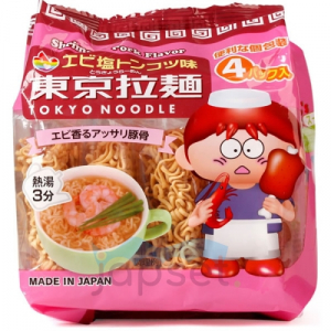 Tokyo Noodle Лапша рамен мини, Креветка на бульоне по-токийски, 4х30 гр