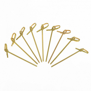 Шпажки бамбуковые Завиток 9 см, 100 шт