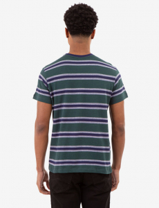 BIRDSEYE STRIPE JERSEY T-SHIRT