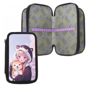 Пенал 3 секции, 125 х 205 х 55 мм, Calligrata 30П26/3 