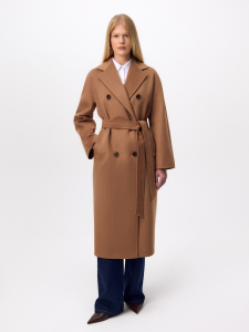 Пальто из шерсти с мембраной и утеплённой спинкой