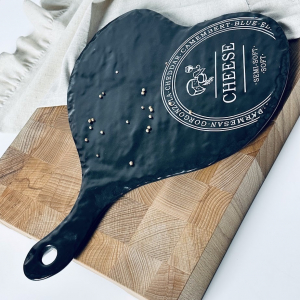 232-027 Сервировочная доска/блюдо 35см для сыра BLACKWOOD  в под.уп.(х16)Фарфор