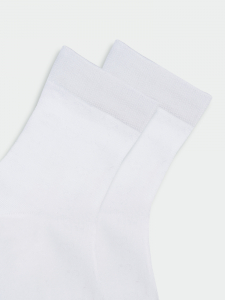 Белые хлопковые носки