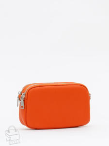 Сумка женская кожаная 6016PE orange Polina&Eiterou