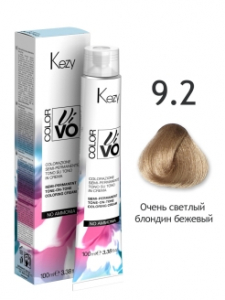 Крем-краска б/аммиака KEZY COLOR VIVO 9.2 100мл