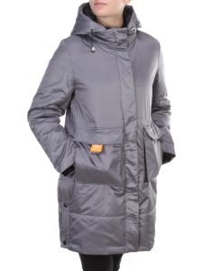 8188 GRAY Пальто демисезонное женское Cloud Lag Cat (100 гр. синтепон)
