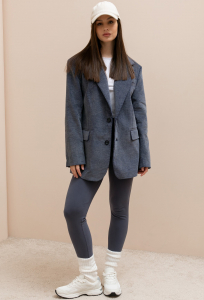 Пиджак Cherire 7261 серо-голубой