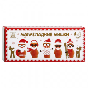 НГ Мармелад яблочн.натур. Мишки расф. 0,155 (Сувенирный)   (15шт/кор)