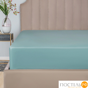 DOME ФАРОСТА зел Простыня 230х250 (см), 1пр., хл/сат