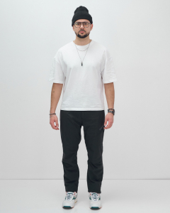 Брюки утепленный мужской зимние спортивные темно-синего цвета 2211-1TS