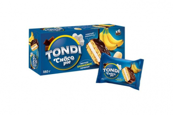 «Tondi», choco Pie банановый, 180 г