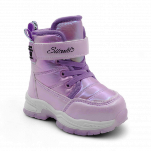Ботинки на меху С7718-15 фиолетовые