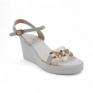 Босоножки на платформе L11-11B белые