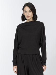 Блуза из мягкого трикотажа с шерстью