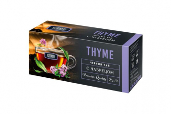 «ETRE», чай Thyme черный с чабрецом, 25 пакетиков, 50 г