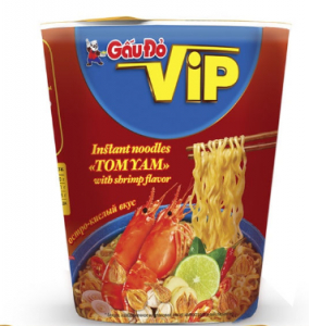 GauDo Лапша Том-Ям со вкусом креветки 65г термостакан