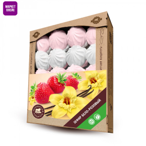 Зефир "Бело-розовый"