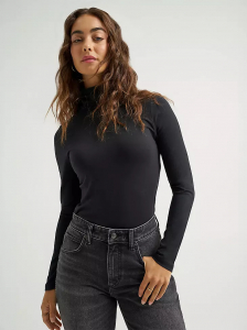 Women's Fitted Turtleneck Top