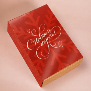 Шубер №6 "Снежинка", красная палитра (к наборам на 6 банок)