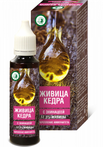 Живица кедра с эхинацеей