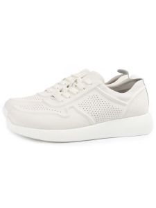 05-PDL195-6-1 LT. BEIGE Кроссовки женские (натуральная кожа)