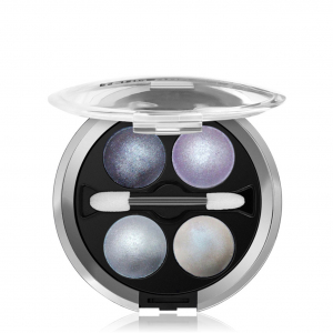 Тени для век 4-х цветные BelorDesign синий 43 голубые перламутровое сияние