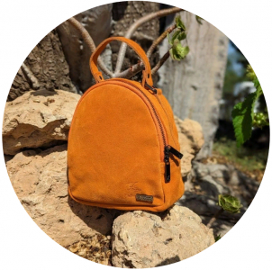 AB.Z · Pelle · mochila serraje (610) NARANJA