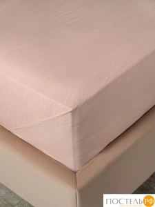 SleepiX ЮКО роз Простыня 160х220, 1пр., 60%полимодал, 40%бамб. волокно