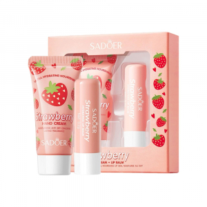 Набор Крем для рук + бальзам для губ SADOER