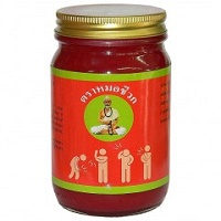 Тайский Красный массажный бальзам 200 мл / Red balm with people 200 ml
