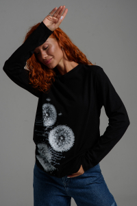 8543 Футболка с длинным рукавом женская