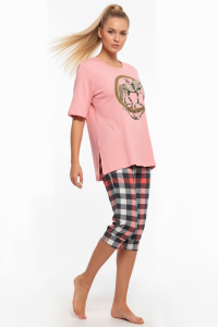 Пижама с бриджами и футболкой - 401