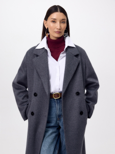 Пальто из шерсти с мембраной