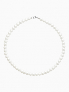 Бусы «Невеста» с жемчугом, шар №10, белые, 40 см