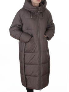 8891 DK. GRAY Пальто зимнее женское (200 гр. холлофайбер)