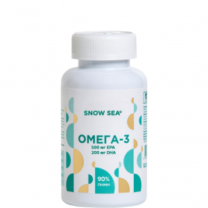 Омега-3 90%, рыбный жир 900 мг для сердца и сосудов БАД, 30 капс.