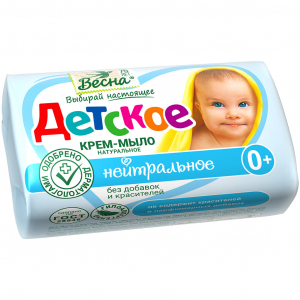Мыло туалетное твердое детское 