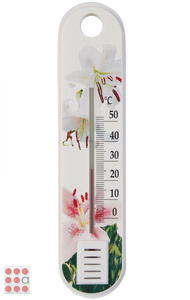 Термометр комнатный, диапазон измерения: от 0 до +50°