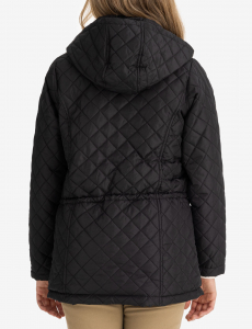 COZY QUILTED HOODED COAT